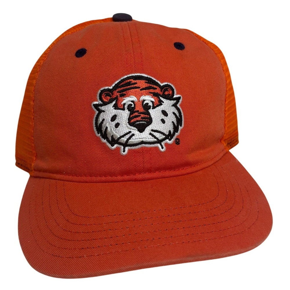 The Game Orange Auburn Aubie Tiger Mascot Mesh Youth Kids Hat Snapback